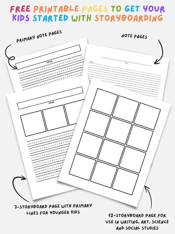 Storyboard Kit Free Printable product image (2)