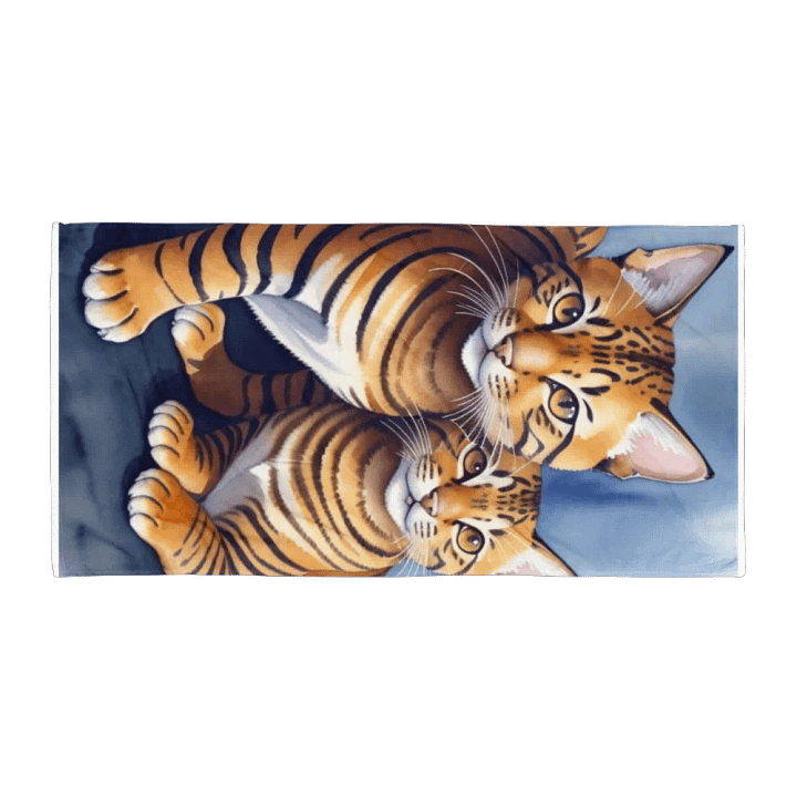 Bengal Cat Love Sublimated Towel product image (1)