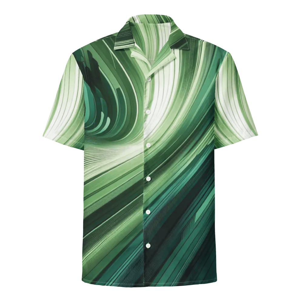 Men's Full-Print-4 Green Hawaiian Shirt product image (1)