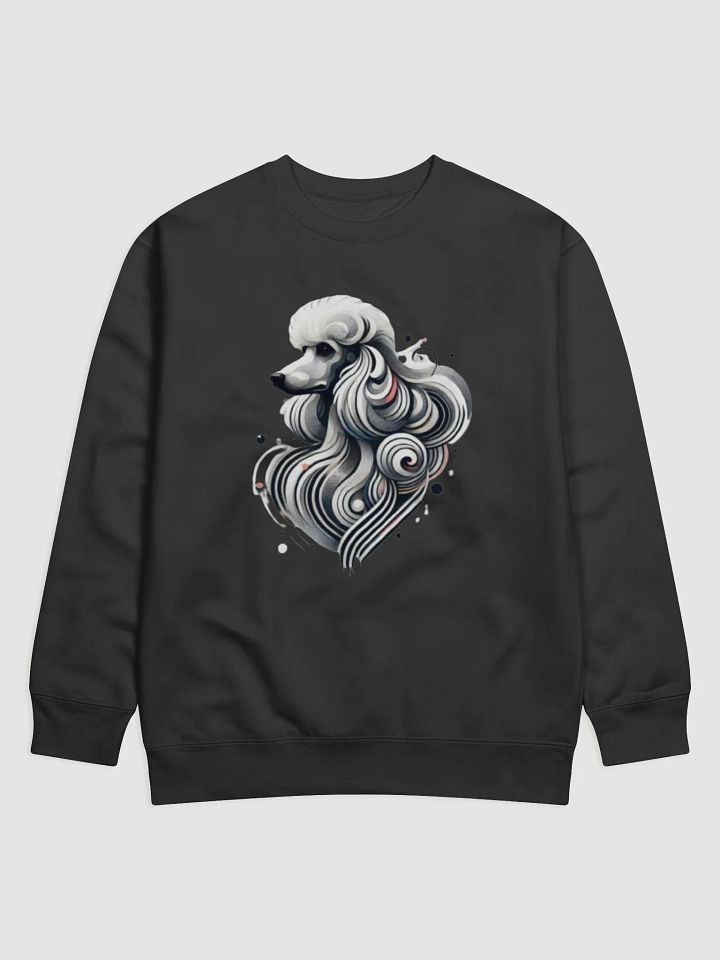 Elegant Poodle Abstract Art Unisex Sweatshirt product image (1)
