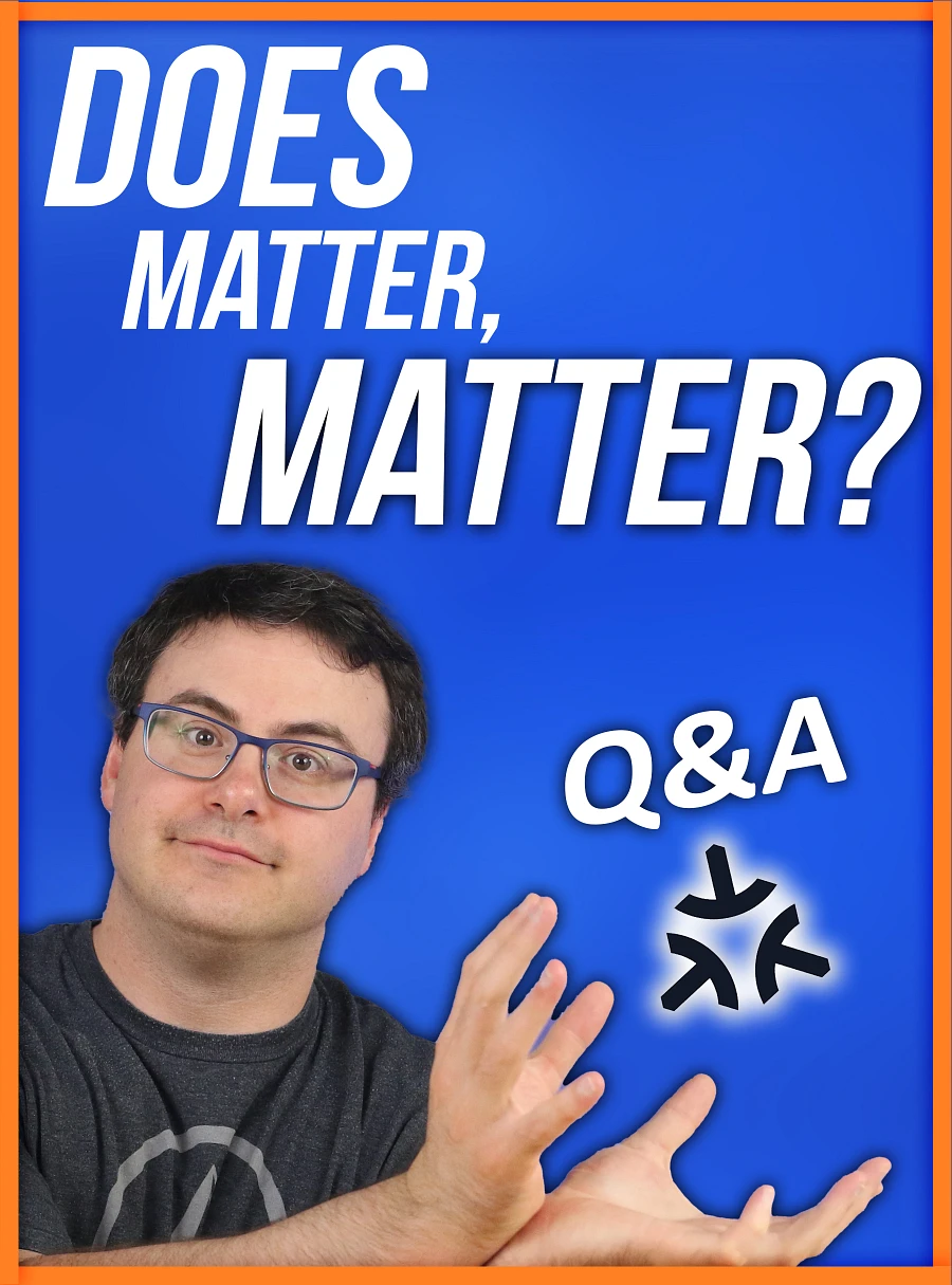 Does Matter, Matter - A Q&A For Automaters product image (1)