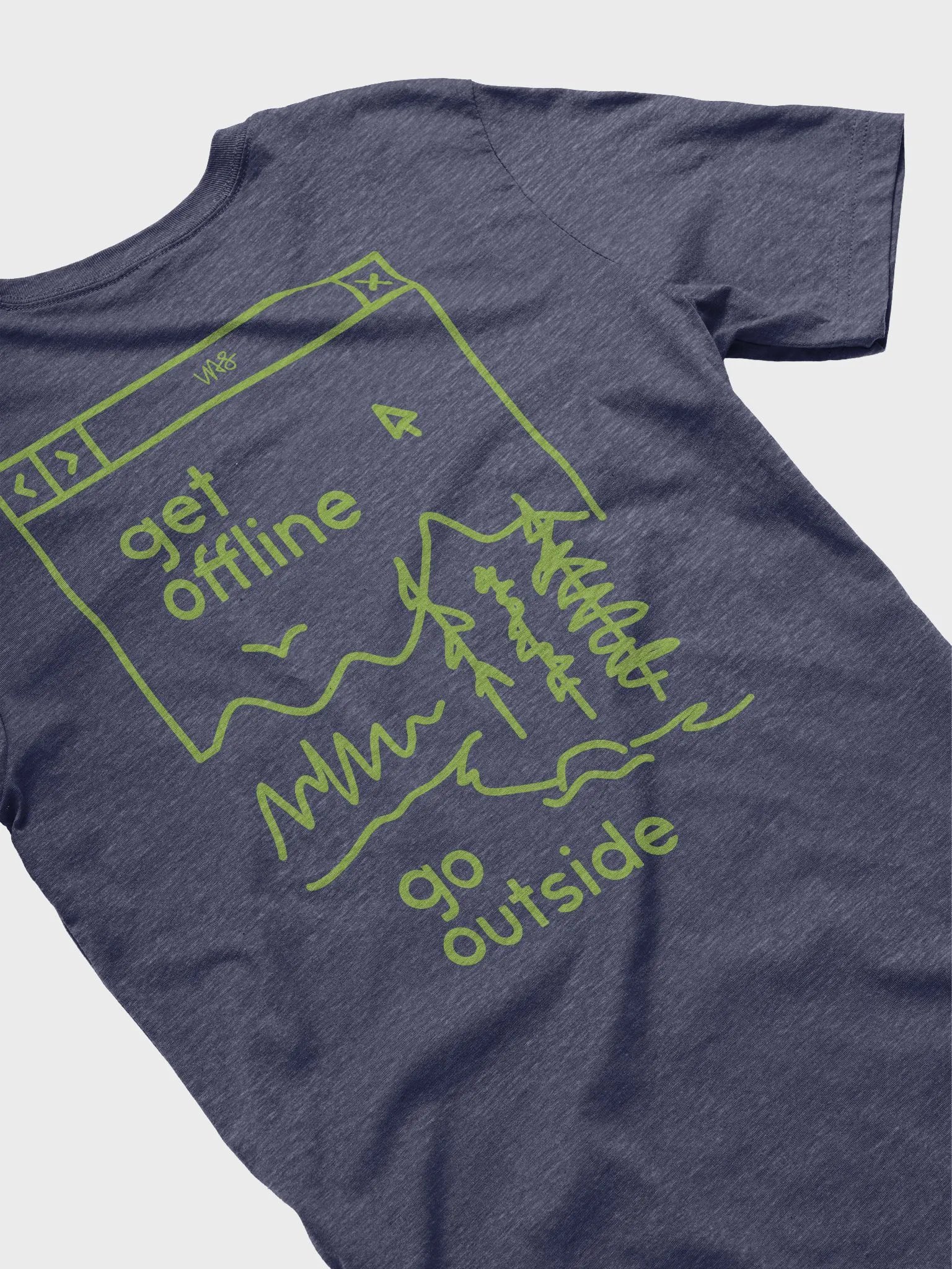 Get Offline, Go Outside (Bella+Canvas Supersoft T-Shirt) product image (1)