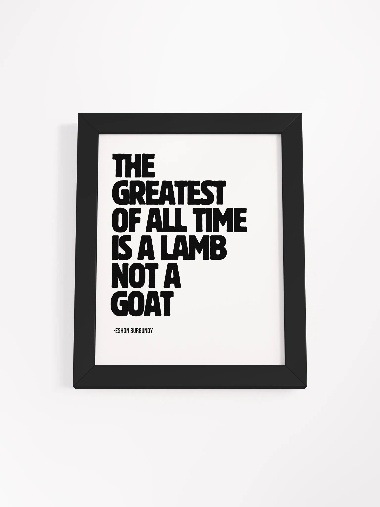 The Greatest Wood Framed Matte Poster product image (23)