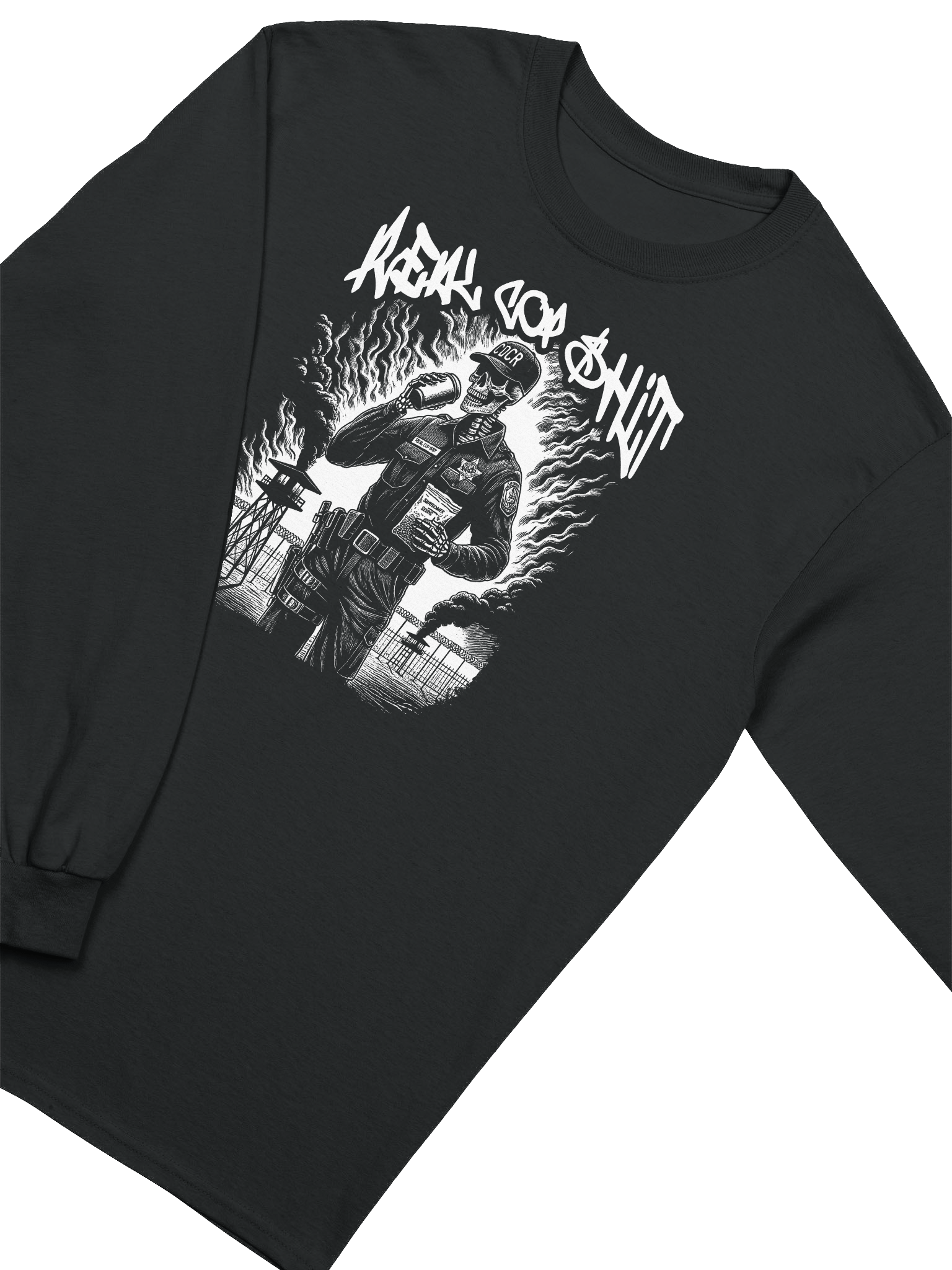 REAL COP SHIT LONG SLEEVE TEE product image (3)