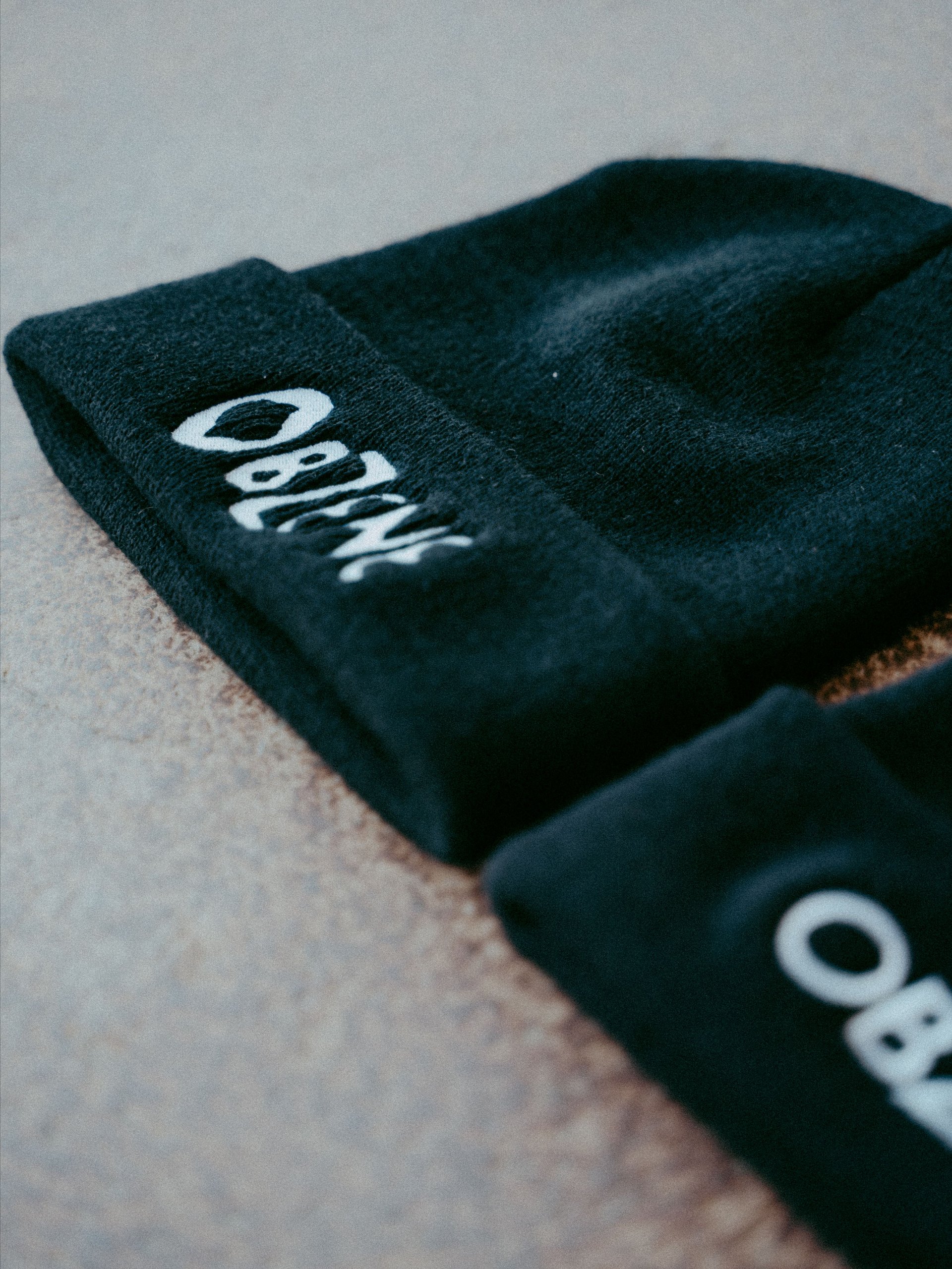 The Brutalist Beanie - BLACK BEANIE BRUTAL EMBROIDERED LOGO product image (4)