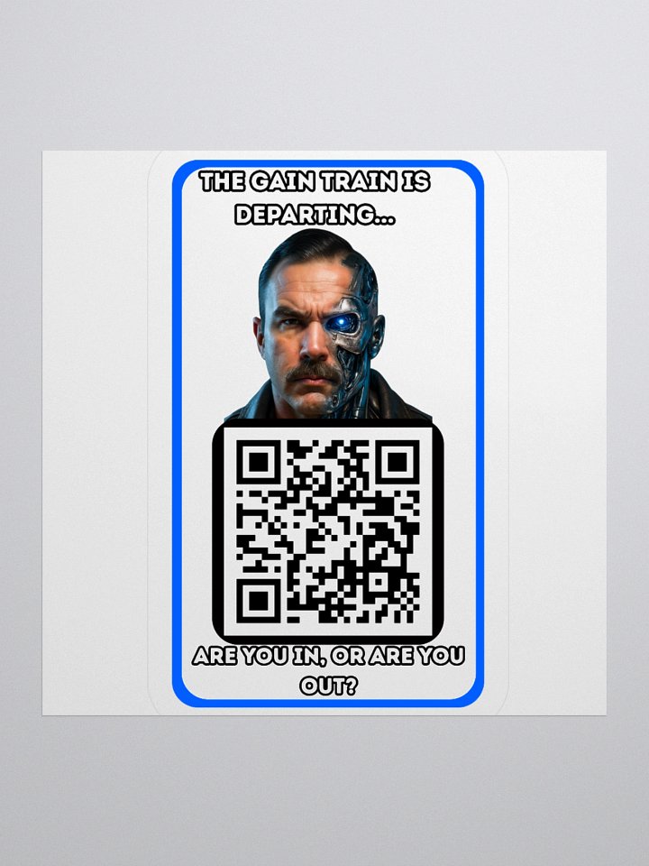 Gain Train Recruitment Sticker product image (1)