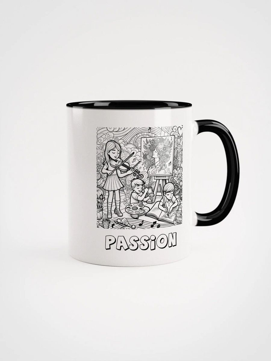 Passion’s Fiery Heart Coloring Book Mug product image (1)