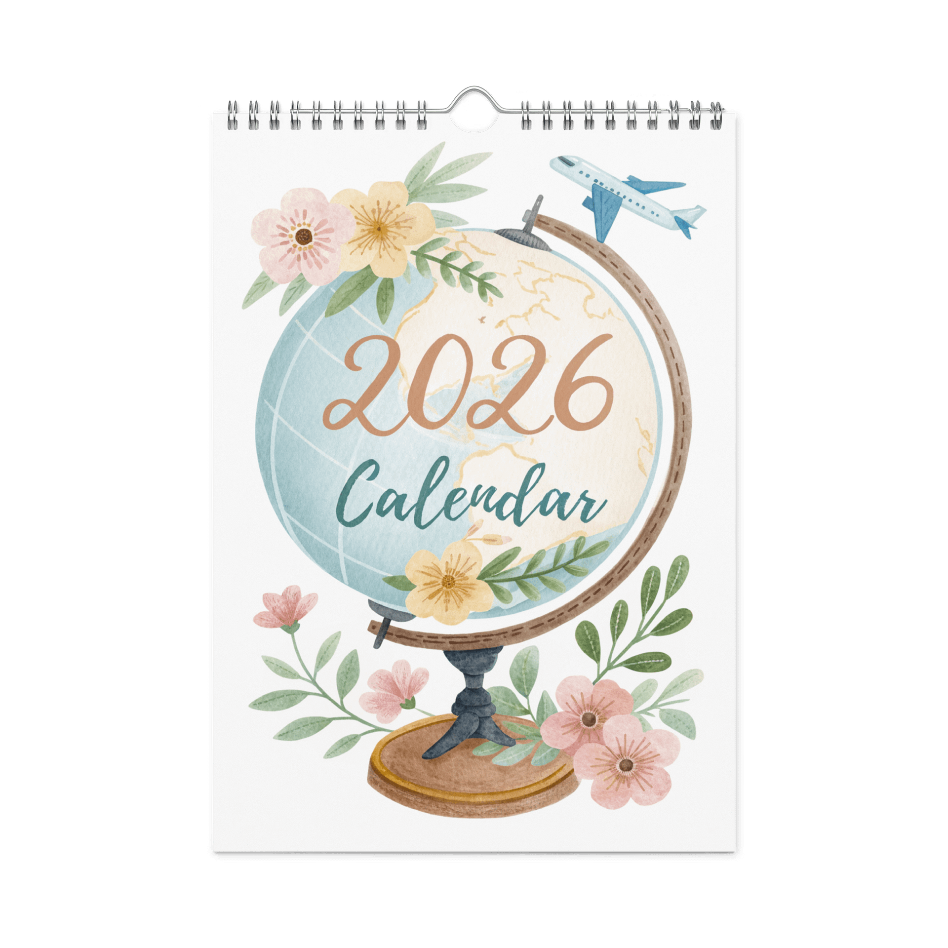 WORLD CAPITALS WATERCOLOR WALL CALENDAR 2026 product image (3)