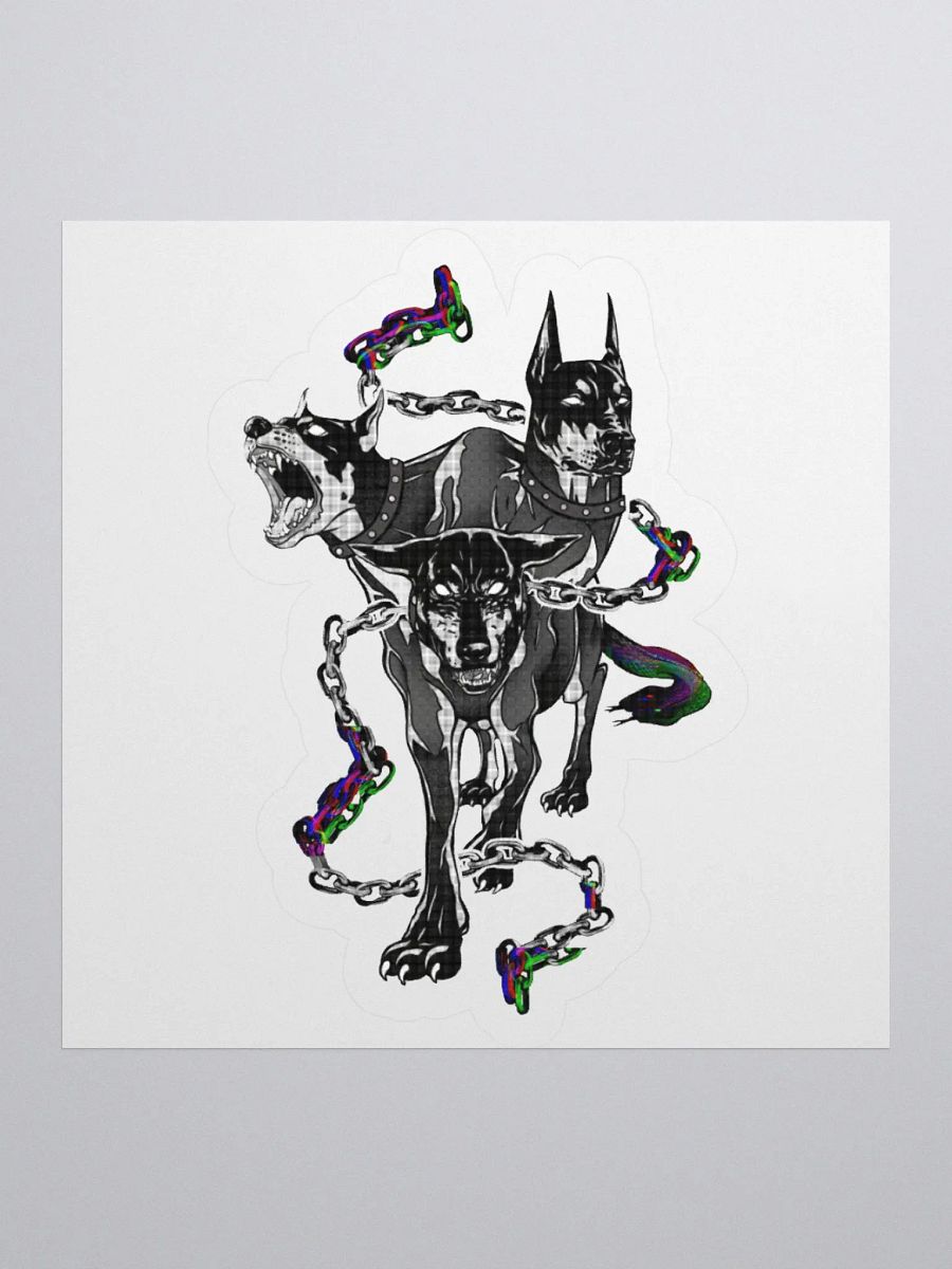 "Three Headed Guardian" Kiss-Cut Sticker product image (3)
