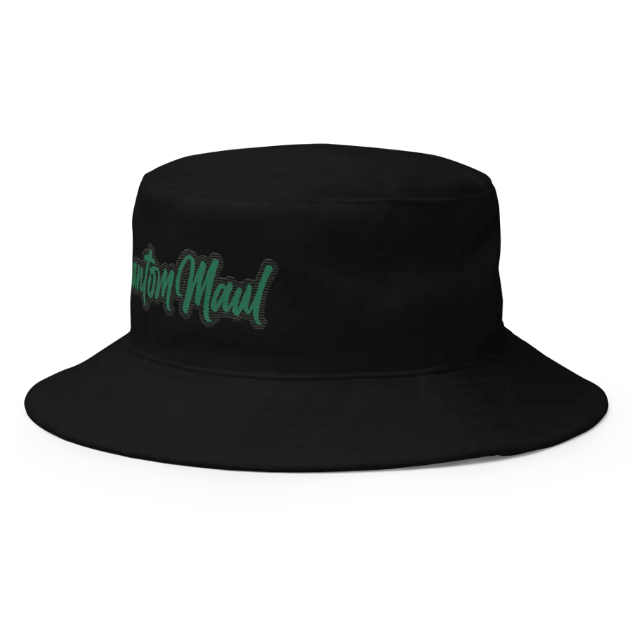 'PhantomMaul' Bucket Hat Forest Green Lettering product image (9)
