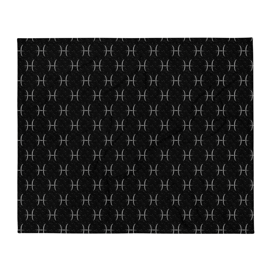 Pisces, Guided by the Stars Glyph Only, Blanket product image (2)
