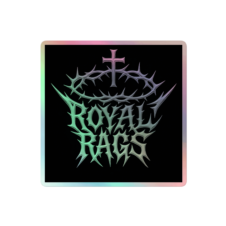 Classic Royal Rags Sticker Holographic product image (2)
