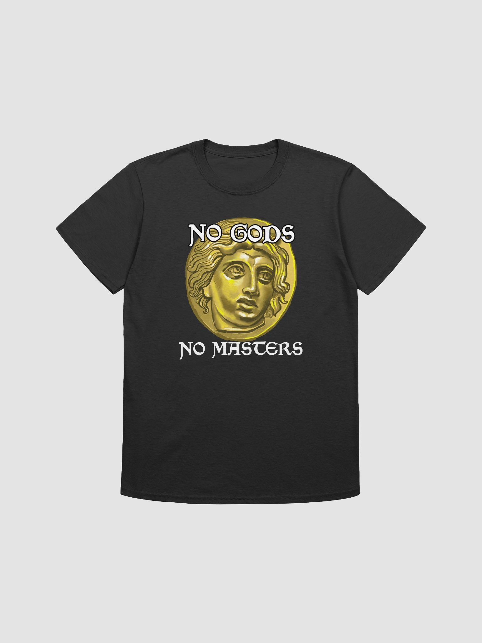 No Gods Greek Coin Unisex T-Shirt product image (1)