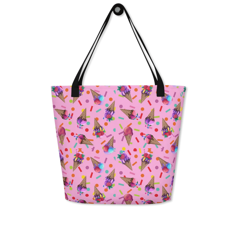 Pink candy delight tote bag for young ladies daughters girls product image (5)