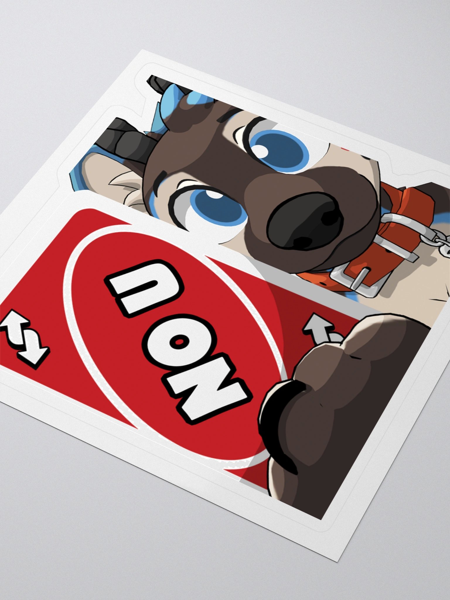 No U Sticker product image (3)