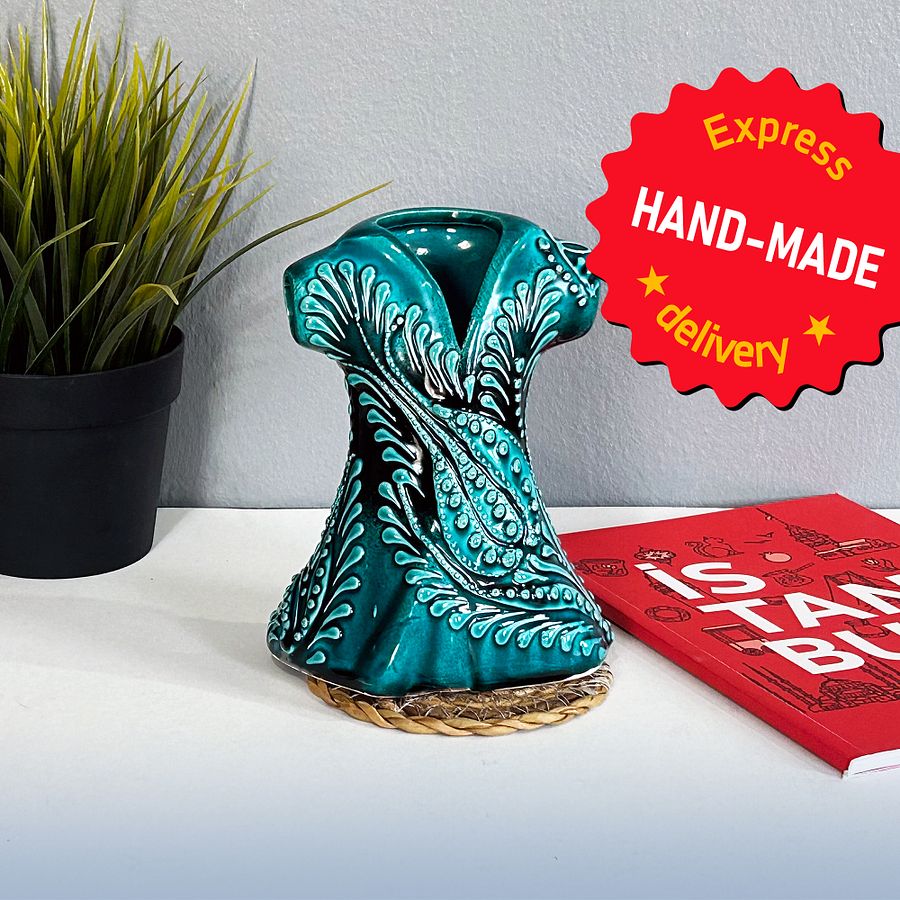 Ceramic decor, Robe/Kaftan — handmade pottery, handmade ceramic, home decor, handmade gift, Turkish ceramic product image (3)