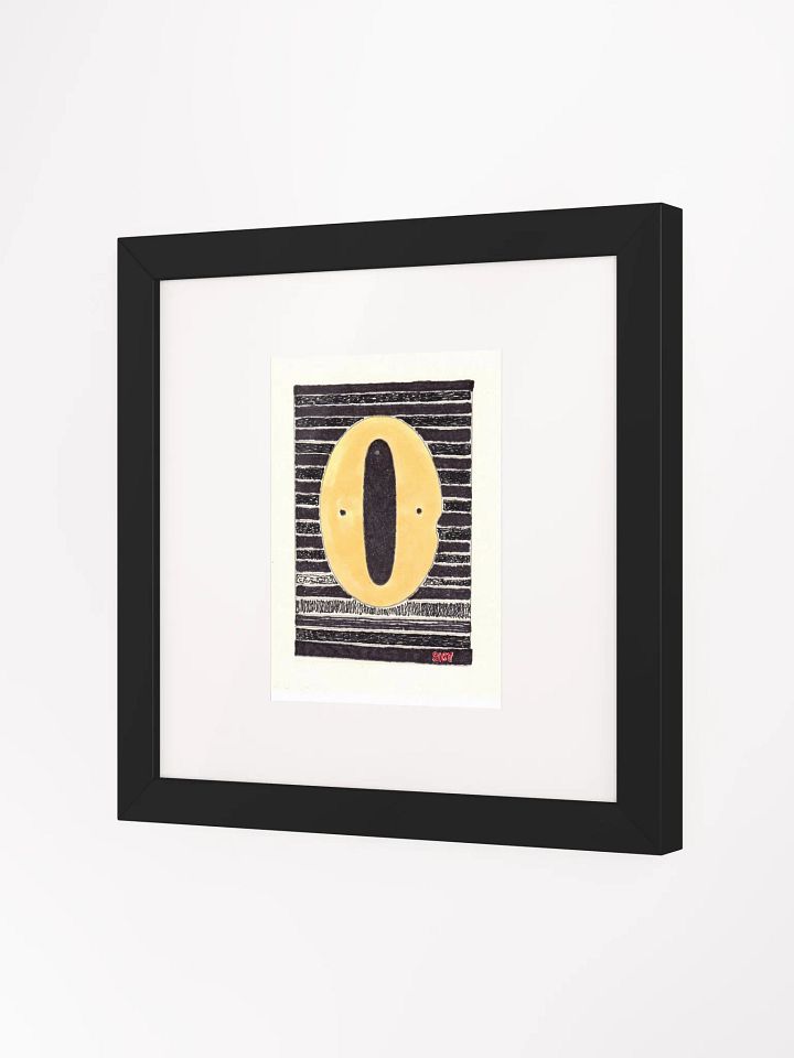 A cypher screams Panel Card Print Framed product image (2)