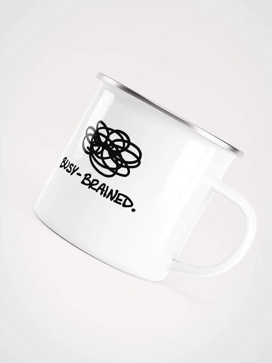 BUSY-BRAINED Enamel Mug product image (4)
