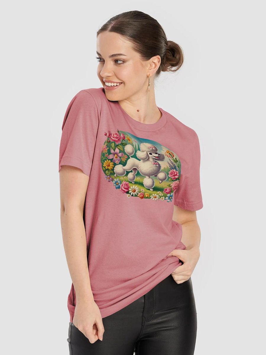Floral Poodle Paradise Supersoft T-Shirt product image (68)
