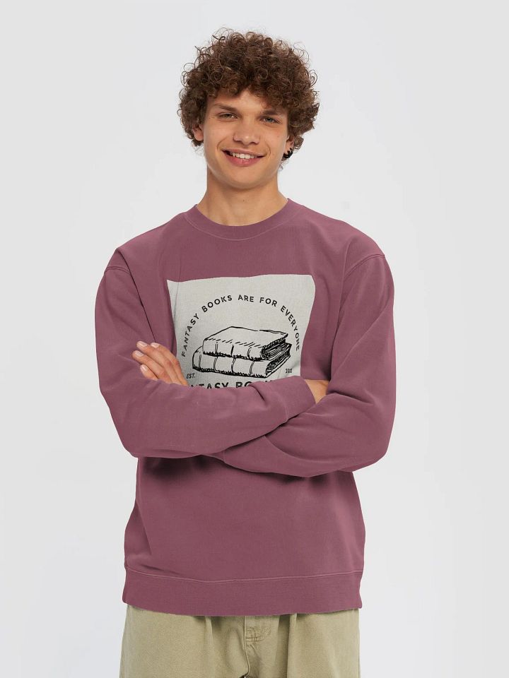 Fantasy Book Club: Fantasy Books Are For Everyone Comfort Color Sweatshirt product image (7)