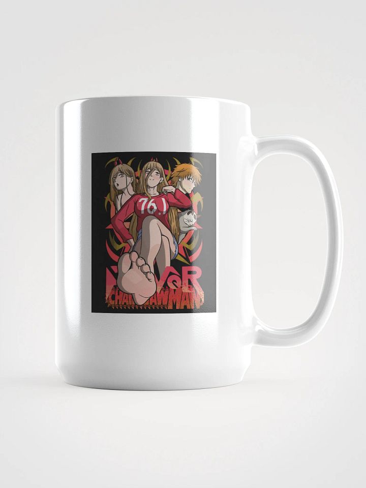 Chainsaw Man Squad White Glossy Mug product image (1)