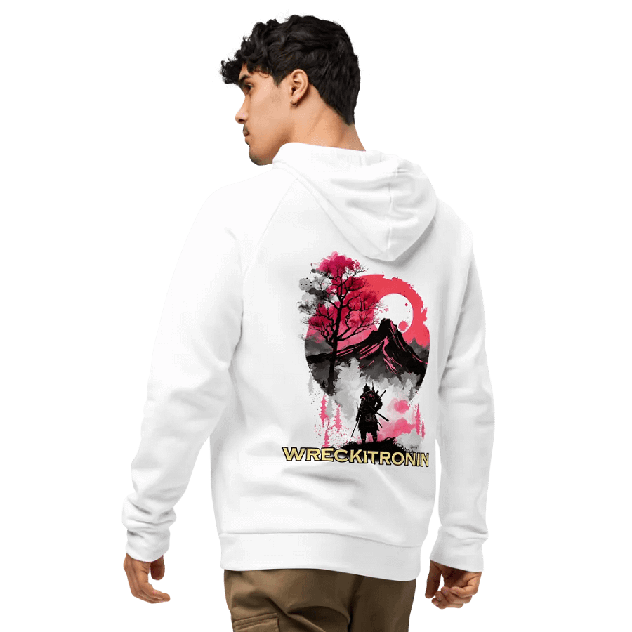 Ronin White pull over hoodie product image (5)