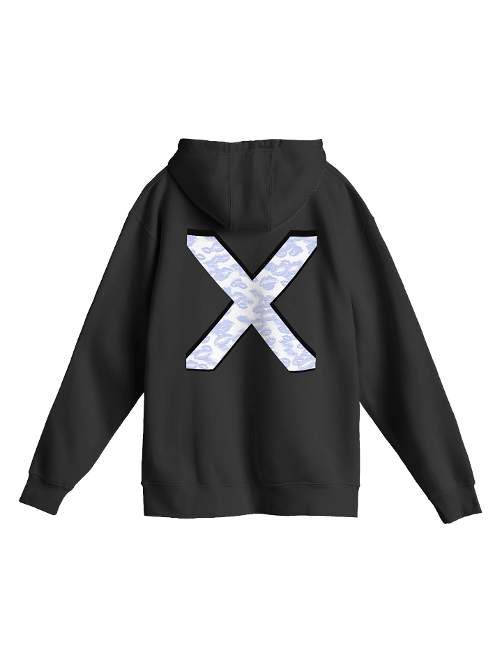 White X Light Blue Lipstick Kisses | Hoodie product image (13)