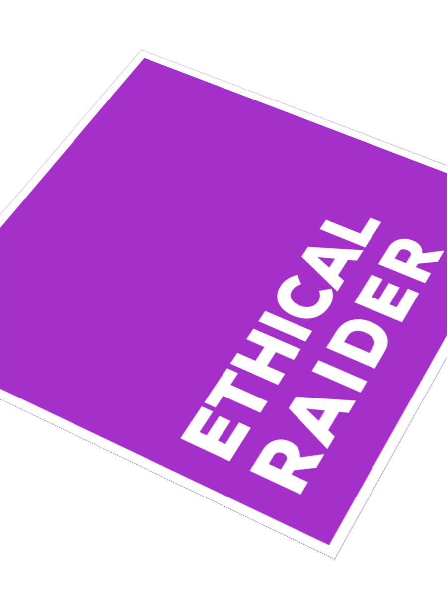 Ethical Raider (DH Purple) Sticker product image (5)