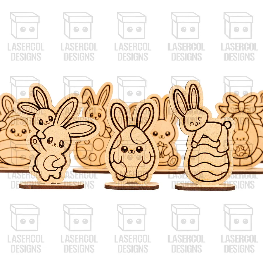 Easter Cutouts With Base Set 4 - Laser Cut Files product image (2)