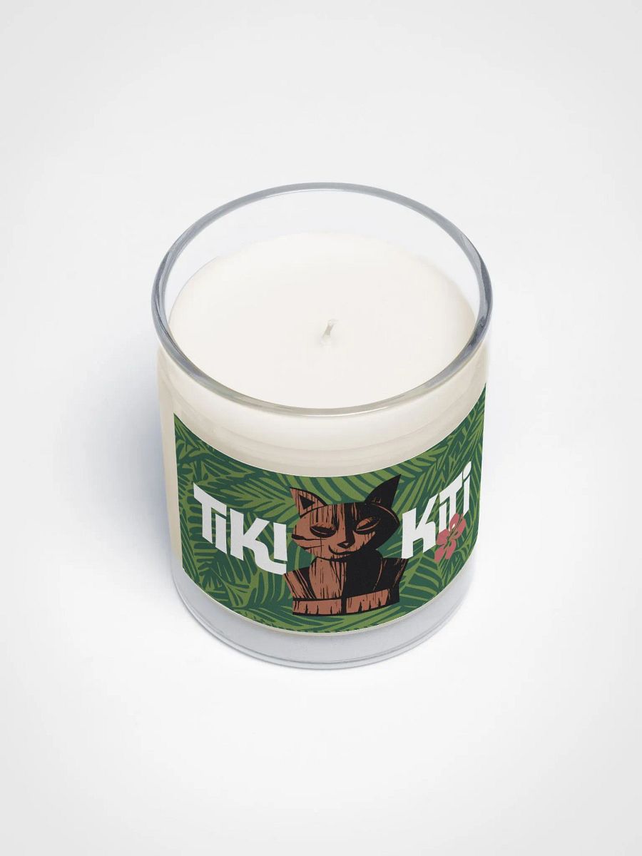 Tiki Kiti - Soy Wax Candle In A Clear Glass Jar product image (3)