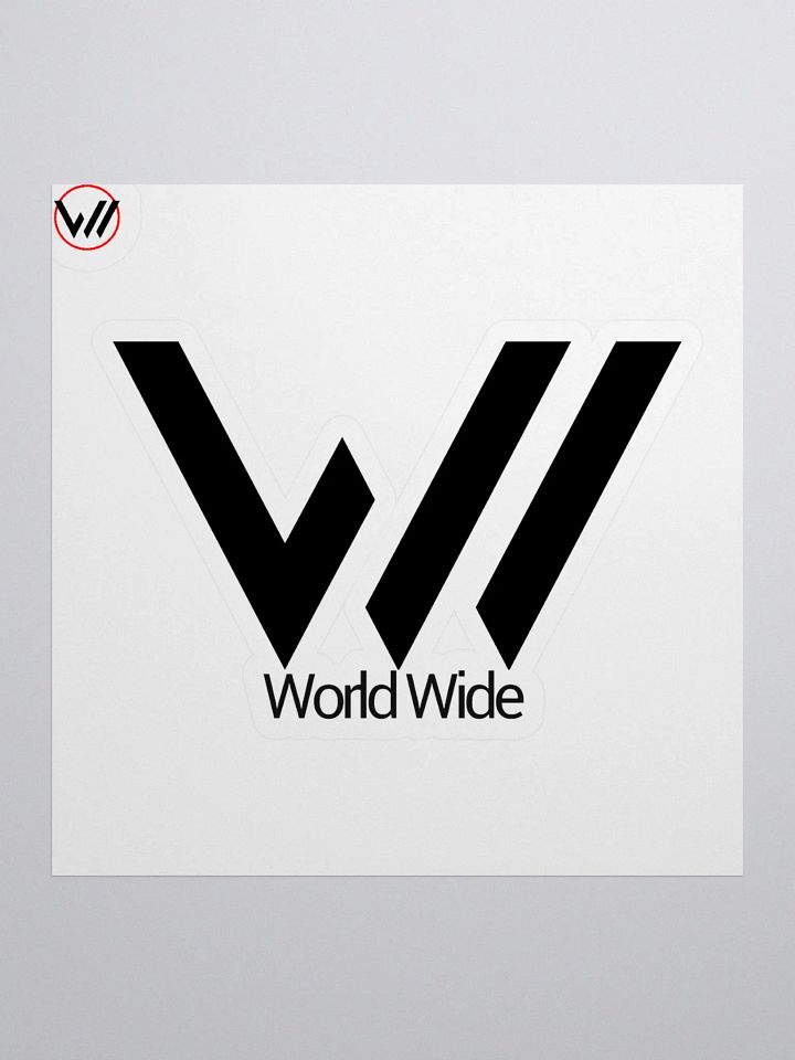 WorldWide Kiss Cut Stickers product image (1)
