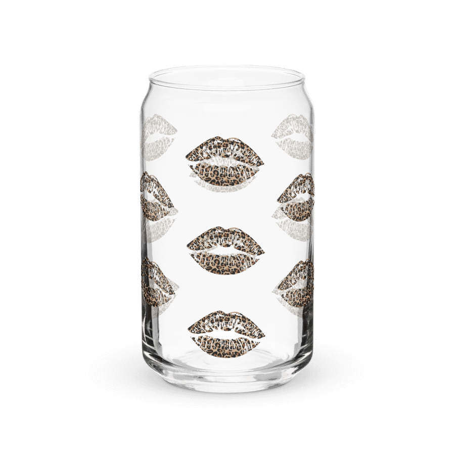 Leopard Print Kiss Glass Can product image (4)