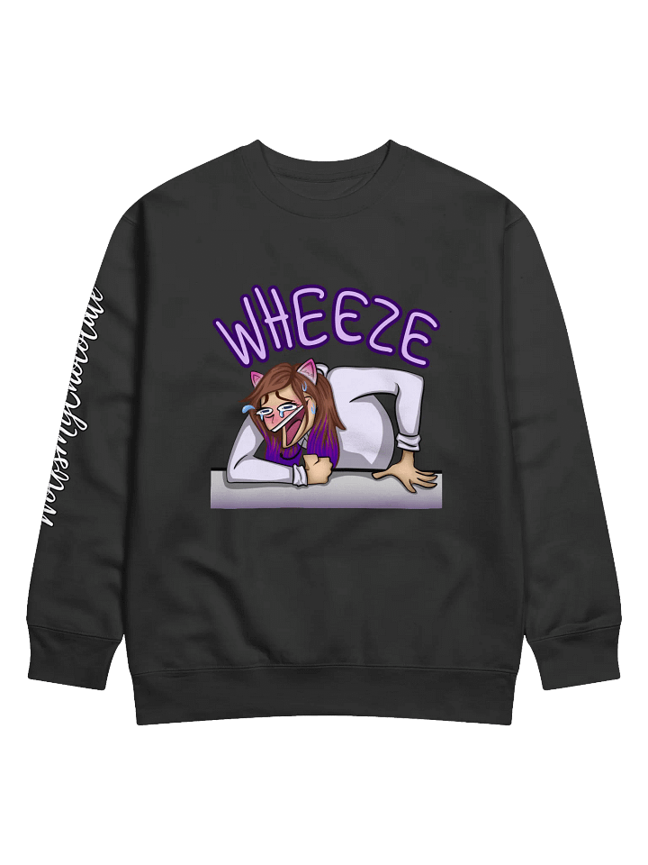 WHEEZE Laughing Wolfy Premium Sweatshirt product image (3)