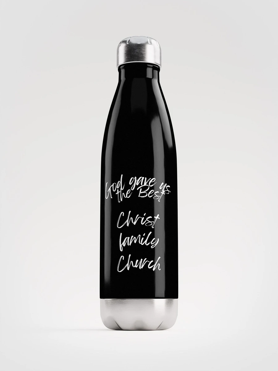 Abstract Monochrome Stainless Steel Water Bottle product image (1)