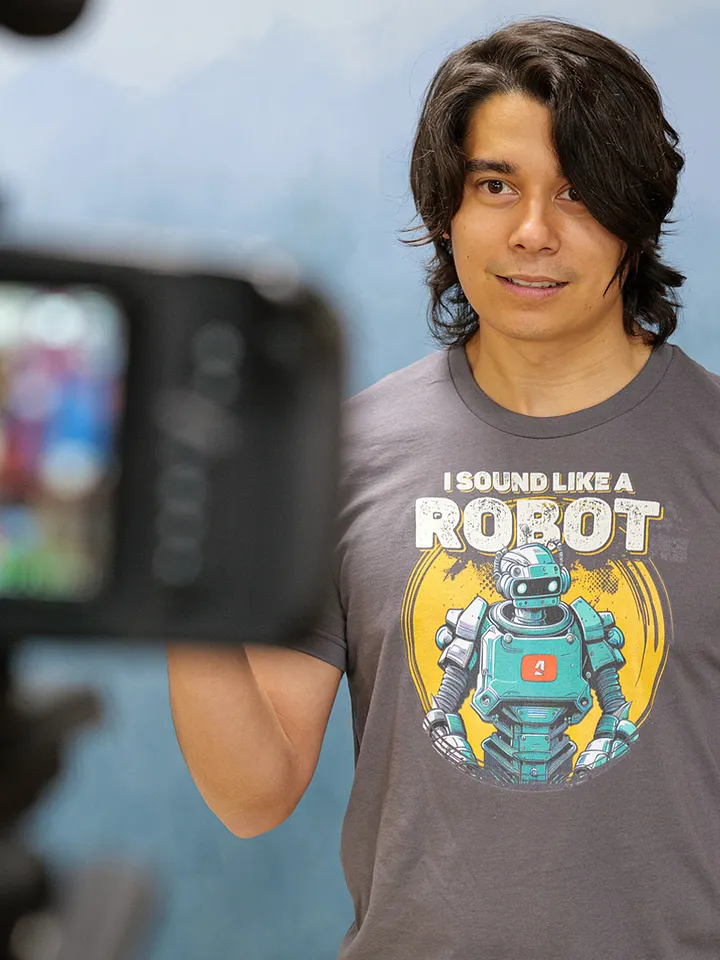 I Sound Like A Robot Tee V2 A product image (1)