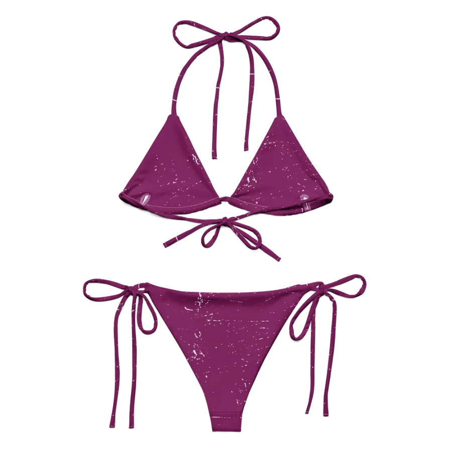 All-Over Print String Bikini - Purple Pink product image (4)