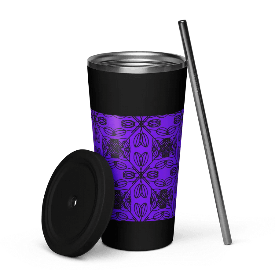 Violet & Lace Insulated Tumbler product image (9)
