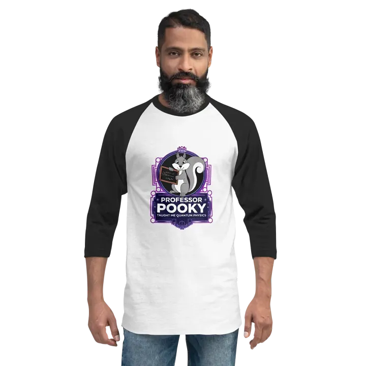 Quantum Physics Squirrel Raglan Tee product image (2)
