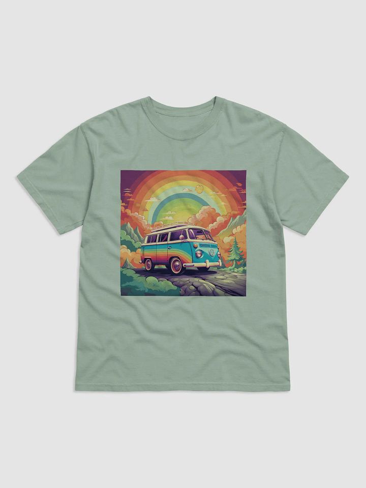 Psychedelic VW Bully ,T 1 Van Retro T-Shirt product image (6)