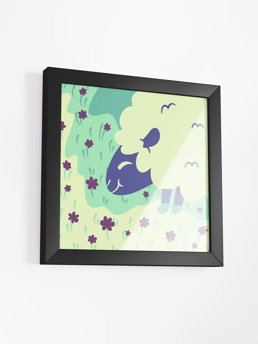 A Grazing Sheep framed poster product image (32)
