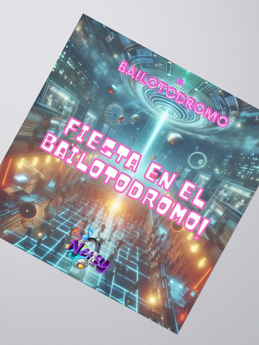 Sticker sencillo Fiesta en el Bailotodromo product image (5)