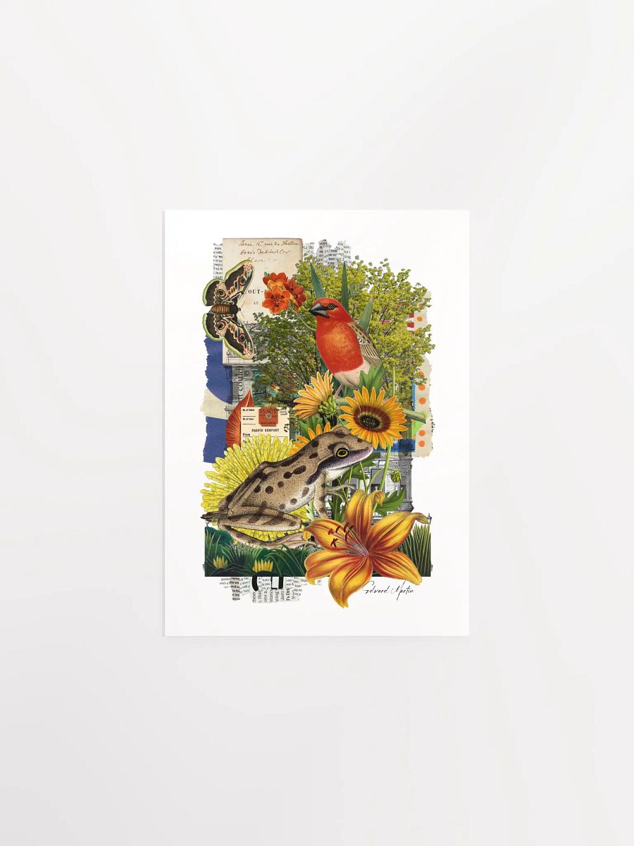 'Nature Collage No. 879' by Edward Martin-Vibrant Matte Poster Print product image (2)
