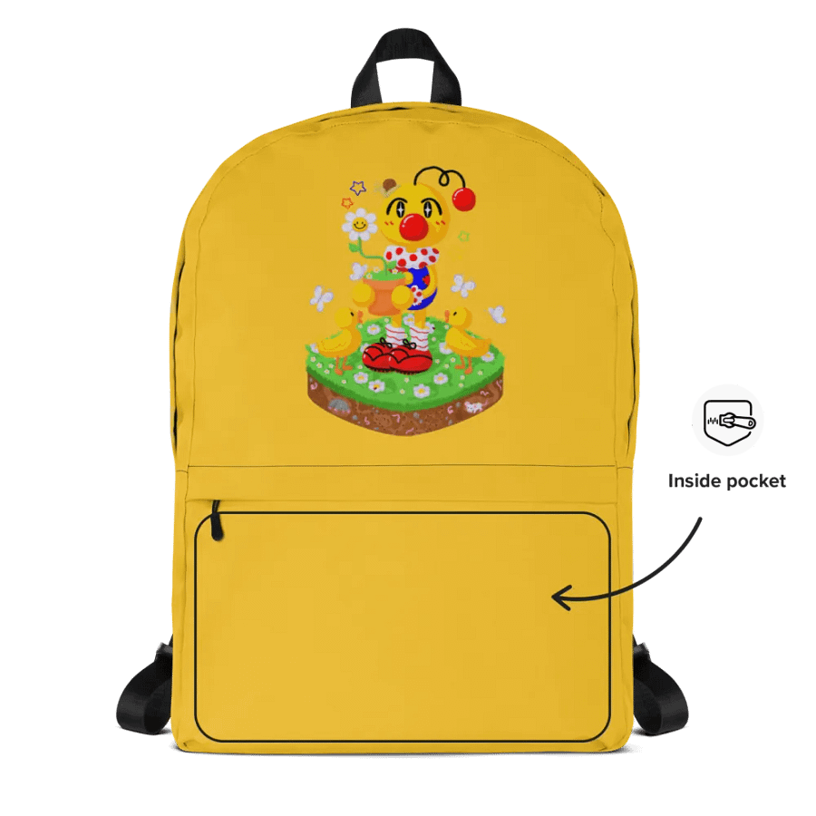 Yellow Boyoyoing Flower Pot Island Backpack product image (5)