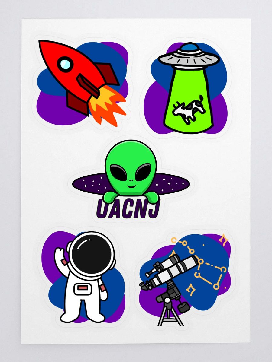 UACNJ Emote Sticker Sheet product image (3)