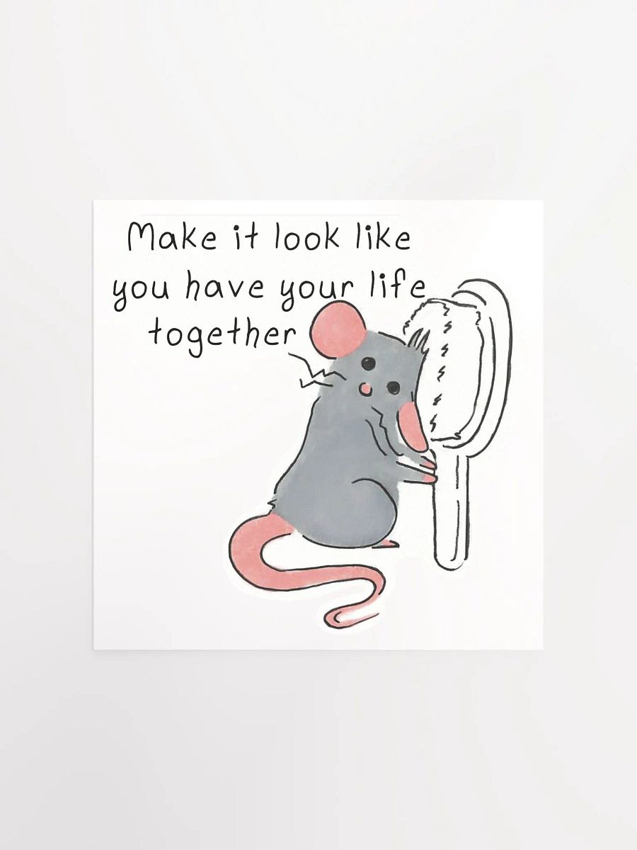 Fake It print product image (1)