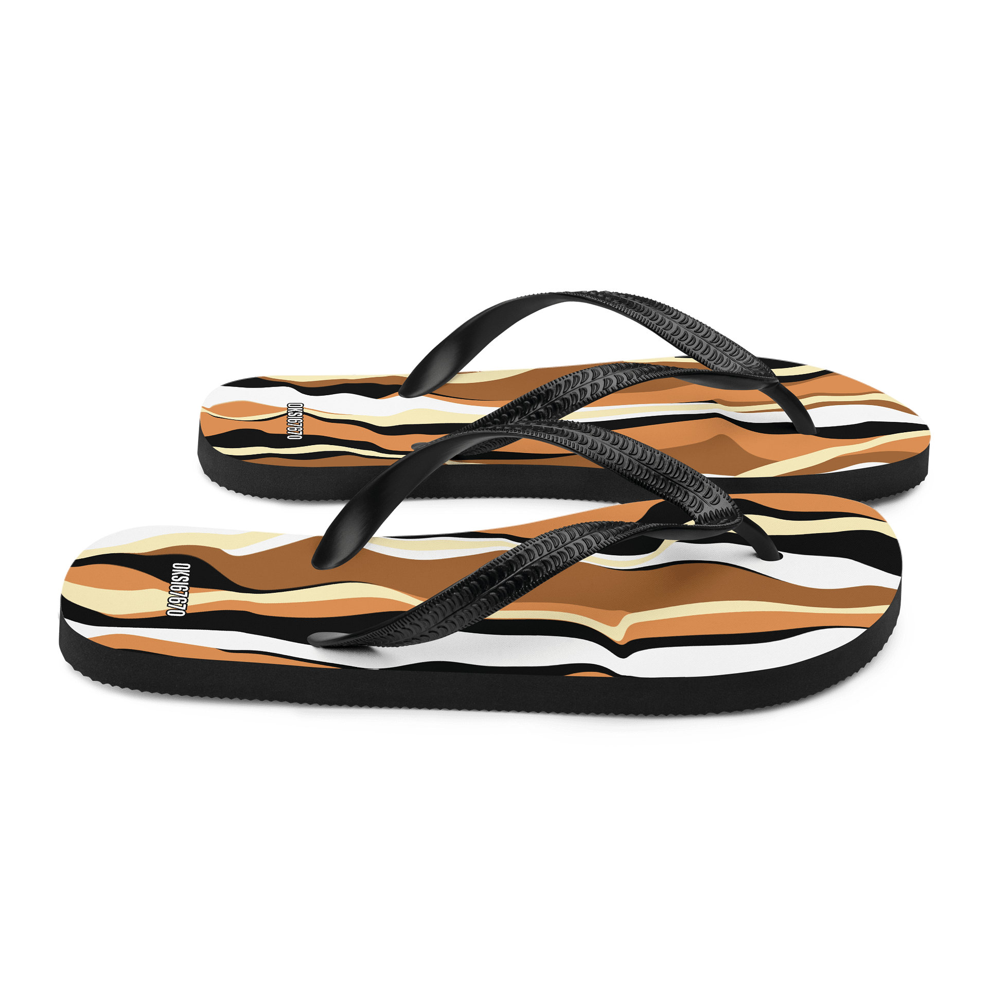 Undulating Stripes Custom Flip-Flops product image (6)
