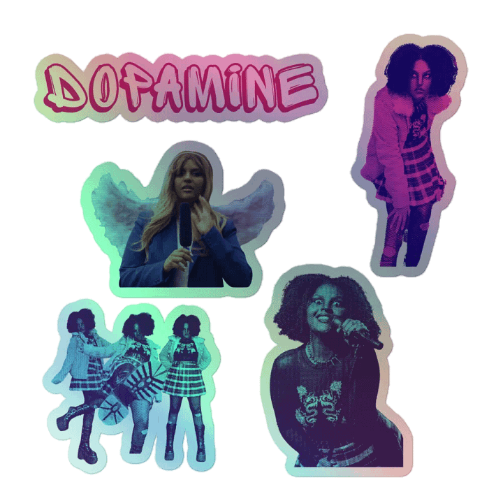 DOPAMINE Holographic Sticker Sheet product image (1)
