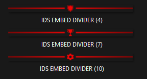 Ruby Red Embed Divider Bars product image (3)