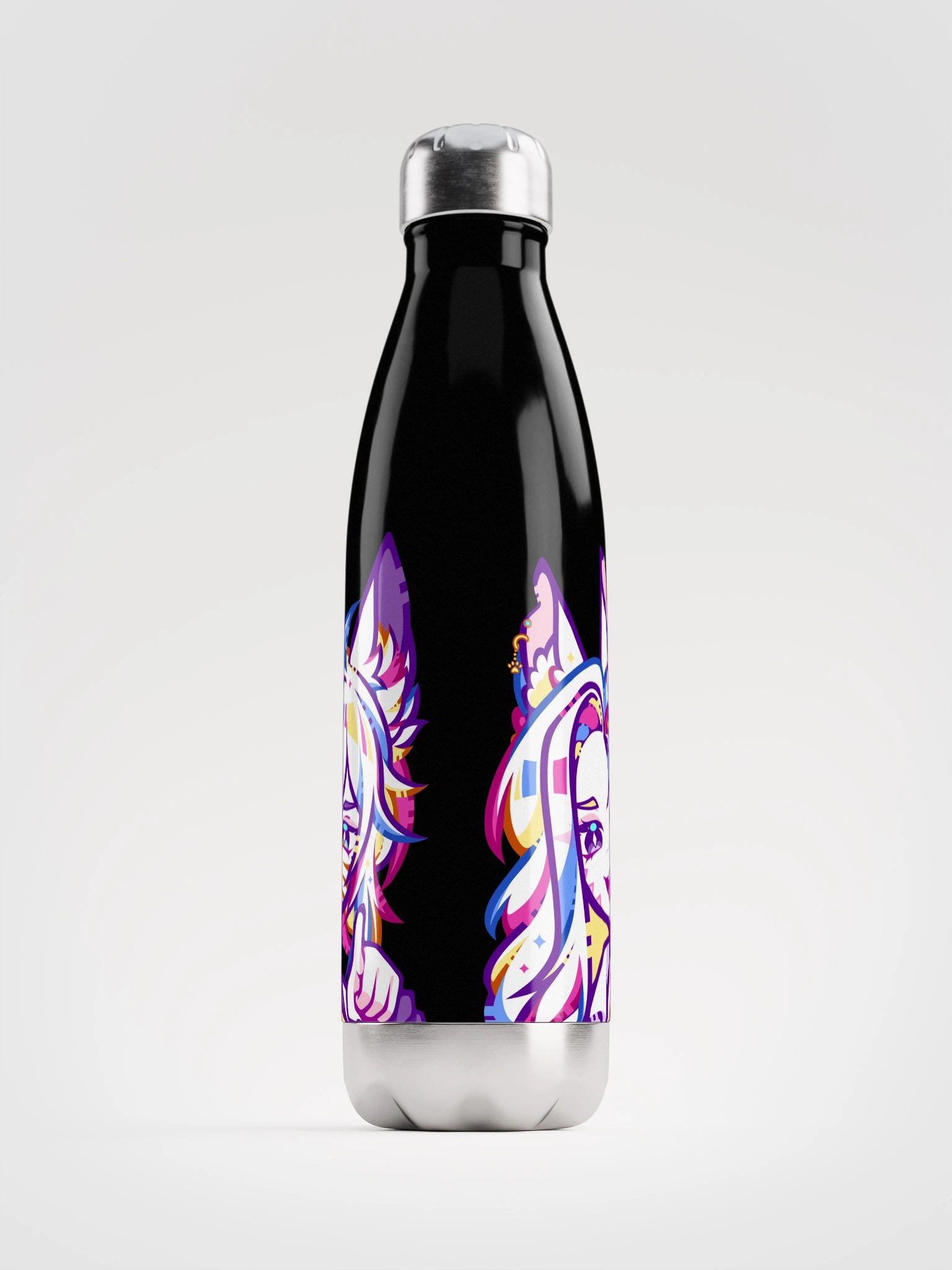 WolfcatRisi Duality Stainless Steel Water Bottle product image (2)