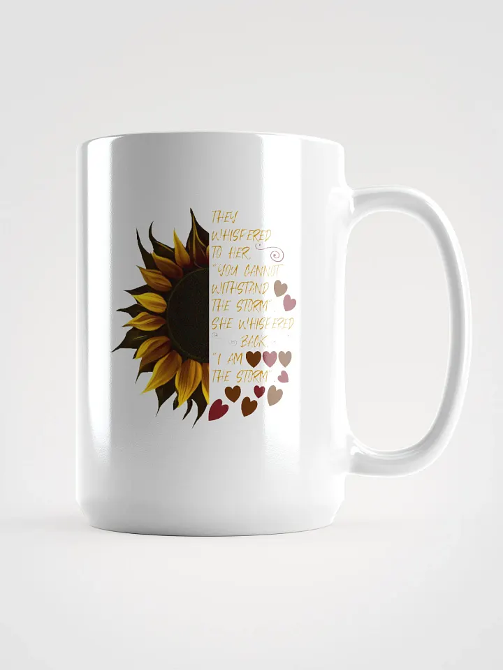 I Am the Storm Sunflower Mug product image (1)